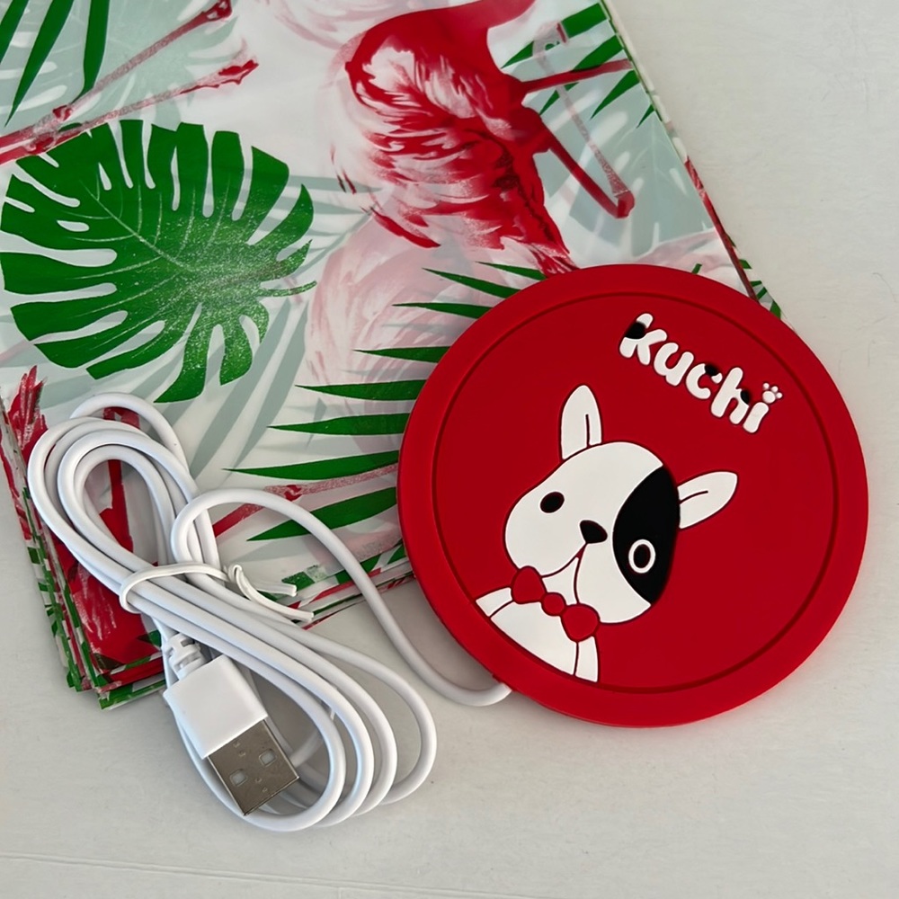 USB Kuchy Coaster French Bull Dog Coaster Mug Heater Mug Pad Mug Warmer Pets